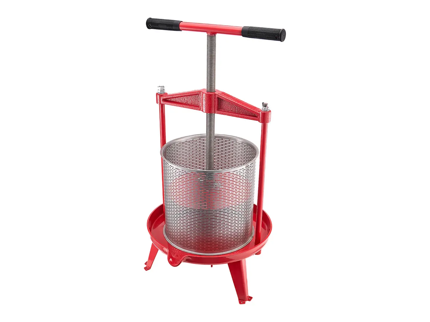 Prensa Manual de Frutas e Vinho SucceBuy, Aço Inoxidável de 14L, para a Fabricação em Casa