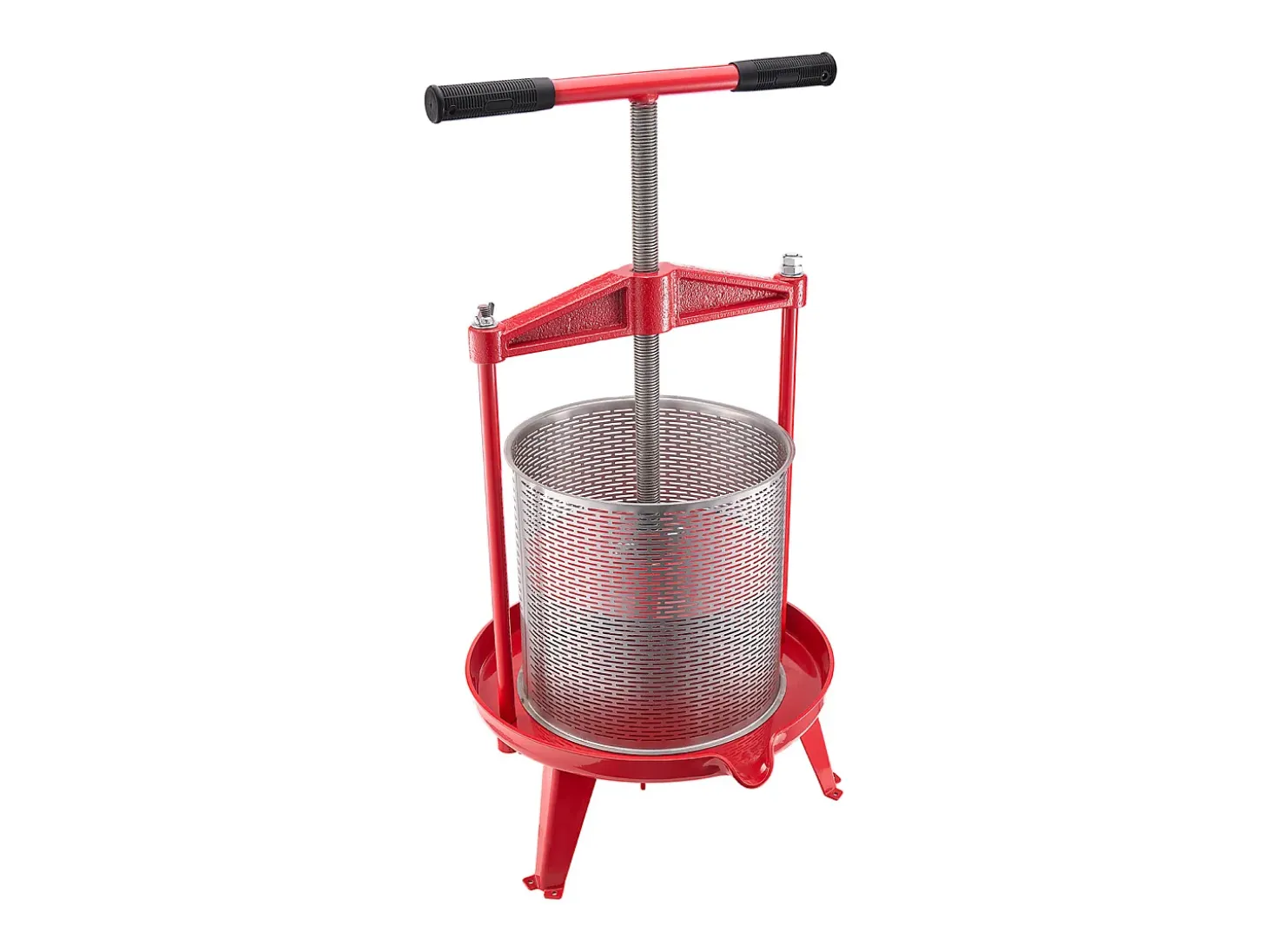 Prensa Manual de Frutas e Vinho SucceBuy, Aço Inoxidável de 14L, para a Fabricação em Casa