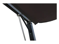 Pérgola Autoportante 3x4m Cinza TUSA em Poliéster - Conforto Ótimo para Jardim e Refeições em Família