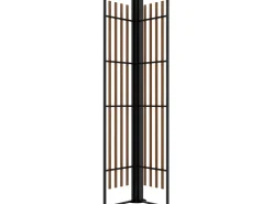 Pérgola em aço com teto retrátil - com treliça - 5,3 m² - preto - MAZARA
