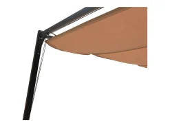 Pérgula Autoportante 3x4m em Poliéster Taupe TUSA - Conforto Ótimo para Jardim e Terraço
