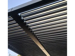 Pérgula bioclimática 4x3m Alumínio Cinza Antracite NAXOS