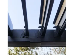 Pérgula bioclimática 4x3m Alumínio Cinza Antracite NAXOS