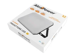 Projetor LED Preto 230V 100W 4000K Tampa Leitosa 10000lm 266x190x30 mm