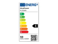 Projetor LED Preto 230V 50W 4000K Tampa Leitosa 5000lm 175x125x27,5 mm