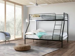Promoção: Beliche de Casal Metal Branco + 2 Colchões