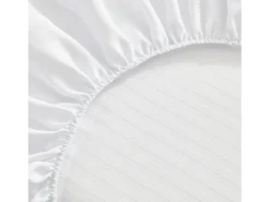 Protetor de colchão de algodão 135x196 cm anti-encolhimento para 32 cm branco