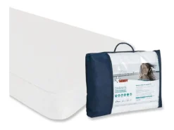 Protetor de colchão individual impermeável e respirável Dermis, branco, 90x180/190