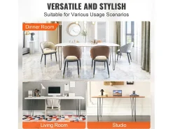 Pés de Móvel SucceBuy, 71.12cm, Metal, Robusto, Mesa de Jantar, Moderno, Perfeitos para Móveis de Sala e Design Contemporâneo