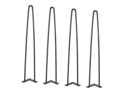 Pés de Móvel SucceBuy, 71.12cm, Metal, Robusto, Mesa de Jantar, Moderno, Perfeitos para Móveis de Sala e Design Contemporâneo