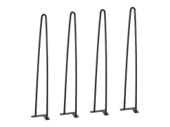 Pés de Móvel SucceBuy, 71.12cm, Metal, Robusto, Mesa de Jantar, Moderno, Perfeitos para Móveis de Sala e Design Contemporâneo