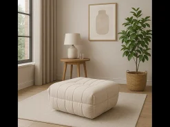 Puff 86x40x80 cm bege nua N22-4