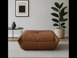 Puff 86x40x80 cm castanho nua n22-21