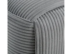 Puff 46x41x46 cm cinza
