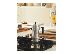 PULCINA, Cafeteira de Indução de 6 Chávenas com Pega Preta, Alessi