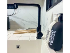 Pure II misturador para lava-loiça preto Essebagno