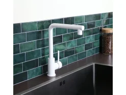 Pure II misturador para lava-loiça branco Essebagno