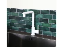 Pure II misturador para lava-loiça branco Essebagno