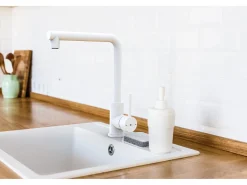 Pure II misturador para lava-loiça branco Essebagno