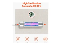 Purificador de Água UV SucceBuy, Filtragem Ultravioleta, Caudal de 3,785 L/min