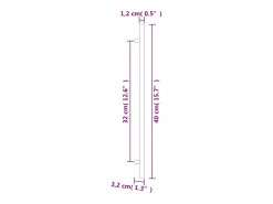 Puxadores para móveis 10 pcs 480 mm aço inoxidável dourado