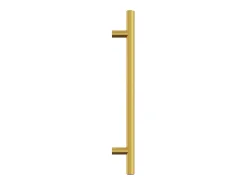 Puxadores para móveis 10 pcs 160 mm aço inoxidável dourado