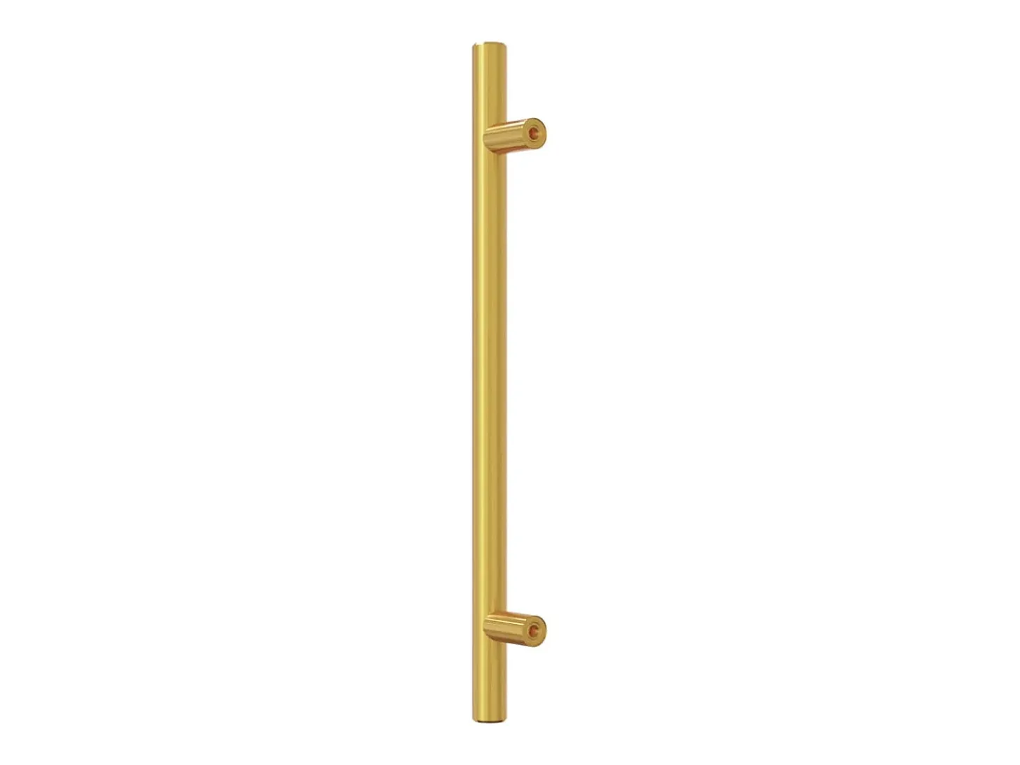 Puxadores para móveis 10 pcs 160 mm aço inoxidável dourado
