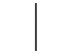 Puxadores para móveis 10 pcs 224 mm aço inoxidável preto