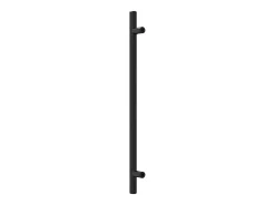 Puxadores para móveis 10 pcs 224 mm aço inoxidável preto