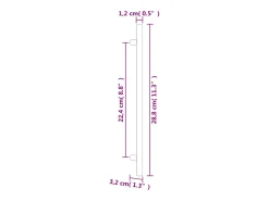 Puxadores para móveis 10 pcs 224 mm aço inoxidável dourado