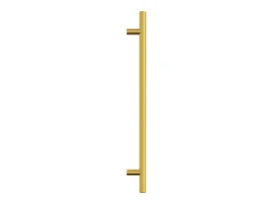 Puxadores para móveis 10 pcs 224 mm aço inoxidável dourado