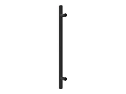 Puxadores para móveis 10 pcs 192 mm aço inoxidável preto