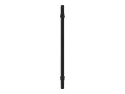 Puxadores para móveis 10 pcs 192 mm aço inoxidável preto