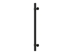 Puxadores para móveis 10 pcs 192 mm aço inoxidável preto