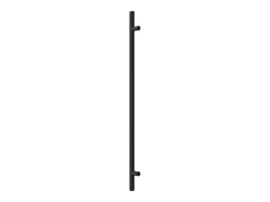 Puxadores para móveis 20 pcs 320 mm aço inoxidável preto