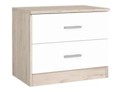 Quarto de casal completo Sahara/Branco moderno 150 cm
