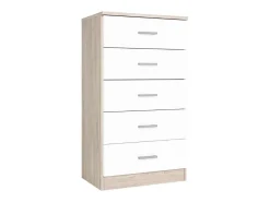 Quarto de casal completo Sahara/Branco moderno 150 cm