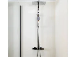 Quartos 300 coluna de duche cromada com controlo termostático Essebagno