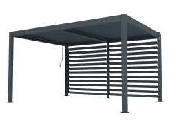Quebra-sol alumínio para pérgola bioclimática L3,68 x A2,2 m - BOLSENA