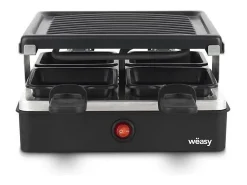 Raclette e Grill WEASY LUGA40 - 4 Pessoas - Revestimento Antiaderente - 600W