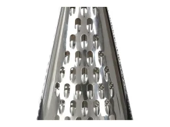 Ralador cilíndrico em inox "Acacia" 34cm natural com prático clipe de utilização