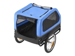 Reboque bicicleta SucceBuy para Cão, Carga 40 kg, Porta Animais de Estimação de Bicicletas, Quadro Dobrável Fácil com Roda a Liberação Rápida, Refletor
