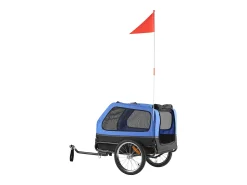 Reboque bicicleta SucceBuy para Cão, Carga 40 kg, Porta Animais de Estimação de Bicicletas, Quadro Dobrável Fácil com Roda a Liberação Rápida, Refletor