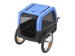 Reboque bicicleta SucceBuy para Cão, Carga 30 kg, Porta Animais de Estimação de Bicicletas, Quadro Dobrável Fácil com Roda a Liberação Rápida, Refletor