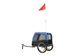 Reboque bicicleta SucceBuy para Cão, Carga 30 kg, Porta Animais de Estimação de Bicicletas, Quadro Dobrável Fácil com Roda a Liberação Rápida, Refletor