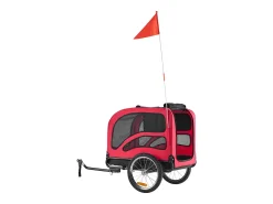 Reboque bicicleta SucceBuy para Cão, Carga 45 kg, Porta Animais de Estimação de Bicicletas, Quadro Dobrável Fácil com Roda a Liberação Rápida, Refletor