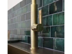 Reflet misturador para lava-loiça em ouro escovado Essebagno