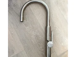 Reflet misturador para lava-loiça em aço inoxidável Essebagno