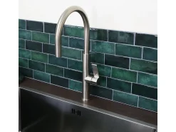 Reflet misturador para lava-loiça em aço inoxidável Essebagno