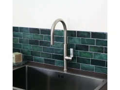 Reflet misturador para lava-loiça em aço inoxidável Essebagno